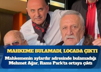 Mahkemenin aylardır adresinde bulamadığı Mehmet Ağar locada çıktı