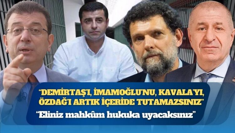 Mümtaz’er Türköne, PKK’nın fesih kararını yorumladı: Demirtaş’ı, İmamoğlu’nu, Kavala’yı, Özdağ’ı artık içeride tutamazsınız