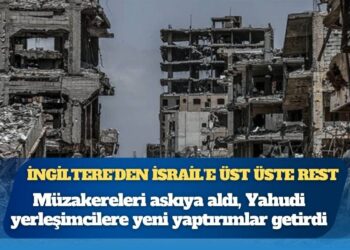 İngiltere, İsrail’le ticaret görüşmelerini askıya aldı; İsrail’deki büyükelçisini geri çağırdı ve Yahudi yerleşimcilere yeni yaptırımlar getirdi