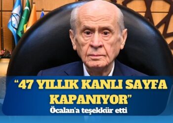 Devlet Bahçeli’den Abdullah Öcalan’a teşekkür: “47 yıllık kanlı sayfa kapanıyor”