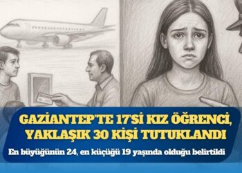 Gaziantep’te 17’si kız öğrenci, yaklaşık 30 kişi tutuklandı