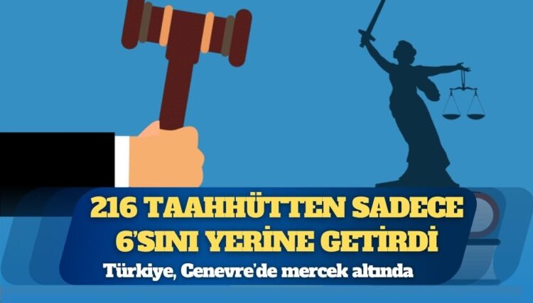 Türkiye, Cenevre’de mercek altında: BM’ye verdiği 216 taahhütten sadece 6’sını yerine getirdi