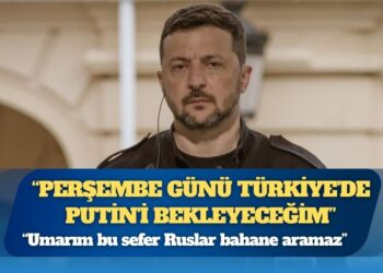 Zelenskiy: Ben perşembe günü Türkiye’de Putin’i bekleyeceğim