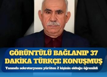 Abdullah Öcalan, PKK’nın fesih kongresine bağlanıp, 37 dakikalık konuşma yapmış