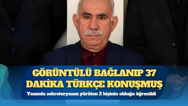 Abdullah Öcalan, PKK’nın fesih kongresine bağlanıp, 37 dakikalık konuşma yapmış