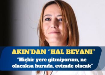 Gazeteci Ayşemden Akın: Hiçbir yere gitmiyorum, ne olacaksa burada, evimde olacak