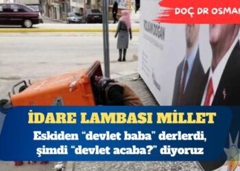 İdare lambası millet