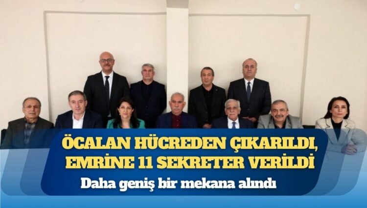 Abdullah Öcalan hücreden çıkarıldı, emrine 11 sekreter verildi