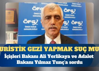 DEM Parti Milletvekili Ömer Faruk Gergerlioğlu: Turistik gezi yapmak ne zaman suç oldu?