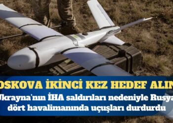 Moskova’yı hedef alan Ukrayna İHA’ları uçuşları durdurdu
