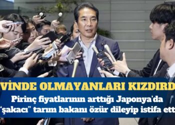 Pirinç fiyatlarının arttığı Japonya’da alaylı bir şekilde “Evimde satabileceğim kadar çok pirinç var” diyen tarım bakanı özür dileyip istifa etti