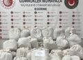 Kapıkule’de bir otobüsten 234 kilo uyuşturucu çıktı