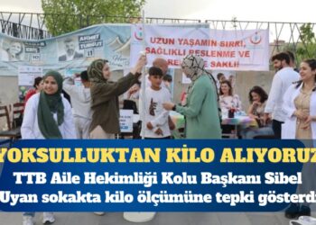 Sokakta boy ve kilo ölçümü: İnsanlar yoksulluktan kilo alıyor