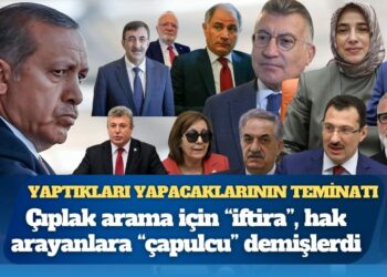 Yaptıkları yapacaklarının teminatı: Yeni Anayasa Komisyonu’ndaki 10 isim, çıplak arama için “iftira”, hak arayanlara “çapulcu” demişlerdi