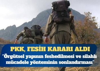 PKK silah bırakma ve fesih kararı aldığını duyurdu