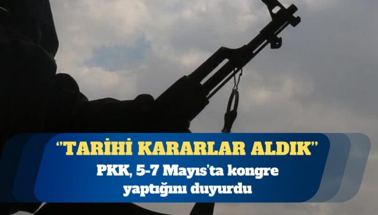 PKK kongresini yaptığını duyurdu: Tarihi kararlar aldık