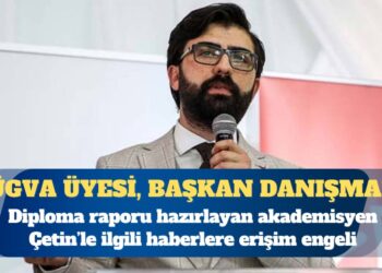 Diploma raporu hazırlayan akademisyenle ilgili haberlere erişim engeli