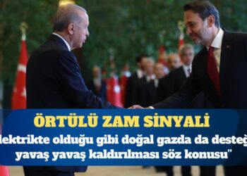 Enerji ve Tabii Kaynaklar Bakanı Alparslan Bayraktar: Elektrikte olduğu gibi doğal gazda da destek kaldırılacak