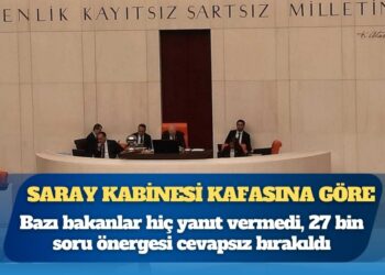 Bazı bakanlar hiç yanıt vermedi: 27 bin soru önergesi cevapsız bırakıldı