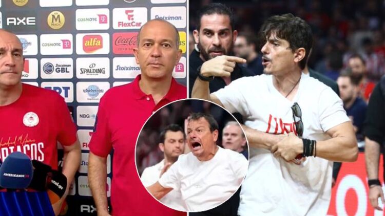 Ergin Ataman, Olimpiakos taraftarıyla karşı karşıya: Bunlar şerefsiz