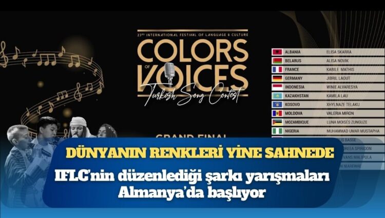 Dünyanın renkleri yine sahnede: IFLC’nin düzenlediği şarkı yarışmaları Almanya’da başlıyor