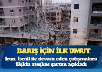 İran’dan barış için ilk umut: “İsrail durursa biz de dururuz”