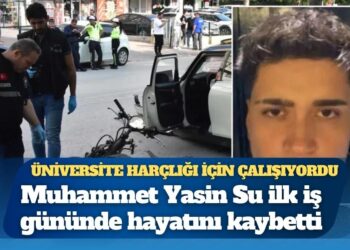 Üniversite harçlığı için çalışıyordu: Kurye Muhammet ilk iş gününde öldü