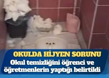 Okulları hiç temizlemeden yılı bitirdiler