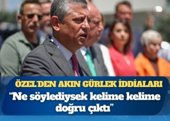 Özgür Özel’den Akın Gürlek iddiaları: “Yalanlama” değil, “itiraf” metni