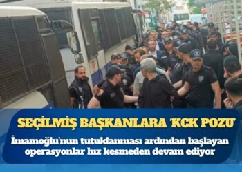 Seçilmiş başkanlara ‘KCK pozu’
