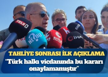 Ümit Özdağ’dan tahliye sonrası ilk açıklama: ”Bundan beraat edeceğim. Türk halkı vicdanında bu kararı onaylamamıştır”