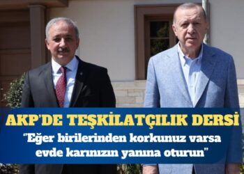 AKP’li vekilden AKP il başkanına: Eğer birilerinden korkunuz varsa evde karınızın yanına oturun