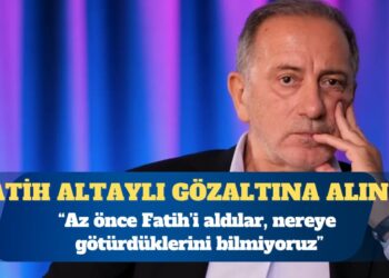Gazeteci Fatih Altaylı gözaltına alındı