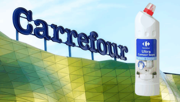Carrefour çamaşır suyu için yeniden toplatma kararı