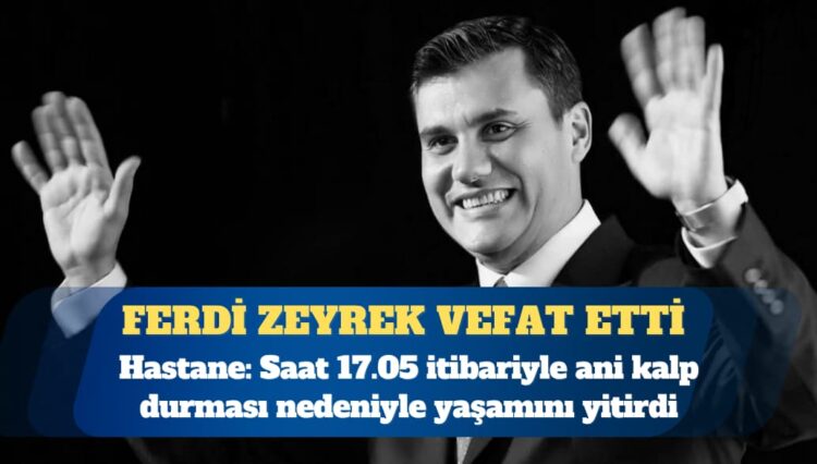 Elektrik çarpması sonucu yoğun bakıma alınan Manisa Büyükşehir Belediye Başkanı Ferdi Zeyrek hayatını kaybetti