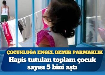 Çocukluğa engel demir parmaklık