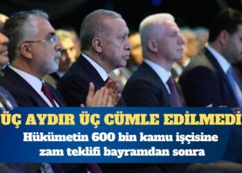 Hükümetin 600 bin kamu işçisine zam teklifi bayramdan sonra