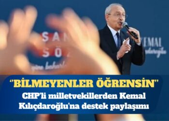 CHP’li vekillerden Kemal Kılıçdaroğlu’na destek paylaşımı