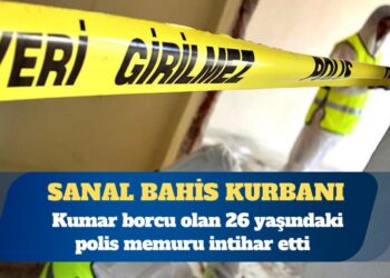 Kumar borcu olan 26 yaşındaki polis intihar etti