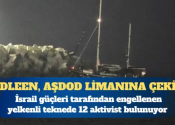 Gazze’ye yardım taşıyan tekne İsrail’in müdahalesiyle Aşdod limanına çekildi
