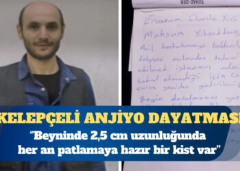Hasta mahpusa kelepçeli anjiyo dayatması: Beyninde 2,5 cm uzunluğunda her an patlamaya hazır bir kist var
