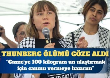 Greta Thunberg: Gazze’ye 100 kilogram un ulaştırmak için canımı vermeye hazırım