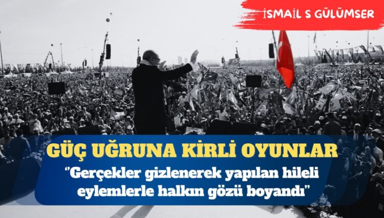 Güç mücadelesi verenlerin kirli oyunları