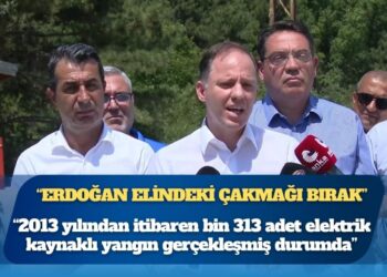 Erdoğan’a seslendi, “Derhal elindeki çakmağı bırak” dedi: Orman yangınları konusunda denetimsizliğin, liyakatsizliğin, iş bilmezliğin sebebi tek adam rejimidir