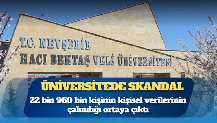 Üniversitede skandal: 22 bin 960 kişinin bilgileri çalındı