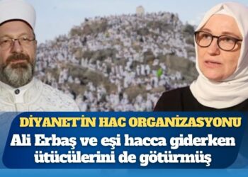 Diyanet’in hac organizasyonu: Ali Erbaş ve eşi hacca giderken ütücülerini de götürmüş