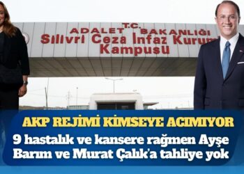 9 hastalık ve kansere rağmen Ayşe Barım ve Mehmet Murat Çalık’a tahliye yok