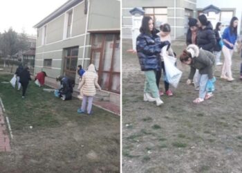 Bakan için kimsesiz çocuklara izmarit toplatılmış