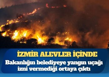 İzmir alevler içinde: Bakanlığın belediyeye yangın uçağı izni vermediği ortaya çıktı