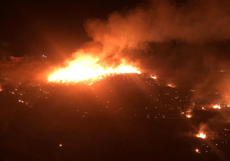 Çeşme’de meydana gelen yangın kontrol altına alındı